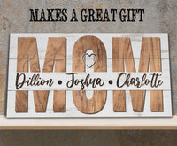 Personalized - Mom and Children - Canvas