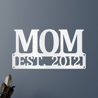 Custom Metal Sign for Mom - Personalized Mother’s Day Gift - Wall or Porch Decor