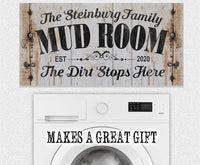 Personalized - Mud Room - Canvas