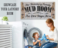 Personalized - Mud Room - Canvas