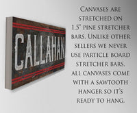 Personalized - Name Firefighter - Canvas