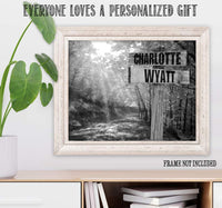 Personalized - Names Sign Post Art - Country Road - Print or Canvas