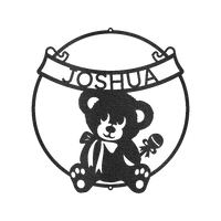 Newborn Baby Gift - Custom Metal Sign, Christmas Gift