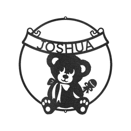 Newborn Baby Gift - Custom Metal Sign, Christmas Gift