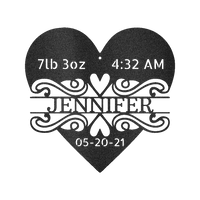 Newborn Love Personalized Gifts - Custom Metal Sign