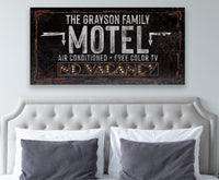 Personalized - No Vacancy Motel - Canvas