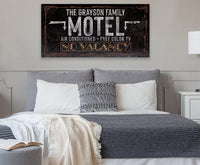 Personalized - No Vacancy Motel - Canvas