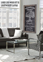 Personalized - Old Family Tree - Canvas