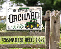 Personalized - Orchard - Metal Sign