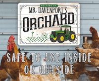 Personalized - Orchard - Metal Sign