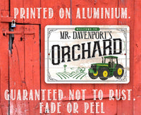 Personalized - Orchard - Metal Sign