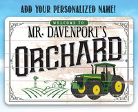 Personalized - Orchard - Metal Sign