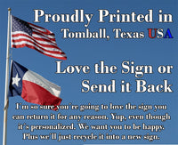 Personalized - Orchard - Metal Sign