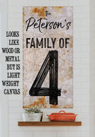 Personalized - Party of 4 - Canvas