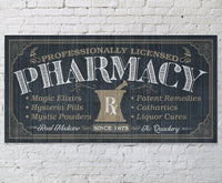 Personalized - Pharmacy - Canvas
