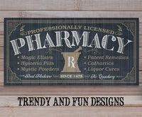 Personalized - Pharmacy - Canvas