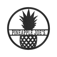 Pineapple Sign - Custom Metal Sign, Housewarming Gift