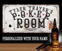 Personalized - Poker Room - Canvas
