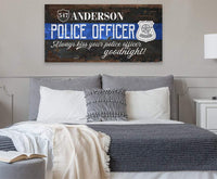 Personalized - Police Officer - Canvas
