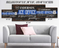 Personalized - Police Officer - Canvas