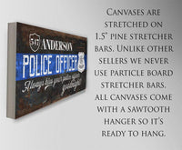 Personalized - Police Officer - Canvas