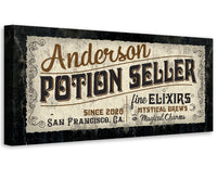Personalized - Potion Seller - Canvas