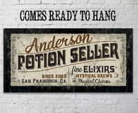 Personalized - Potion Seller - Canvas