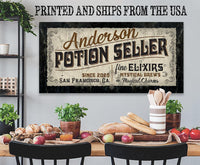 Personalized - Potion Seller - Canvas