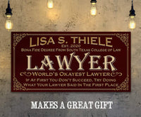 Personalized - Professional Lawyer - Canvas