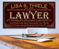 Personalized - Professional Lawyer - Canvas
