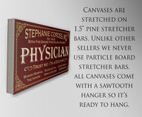 Personalized - Professional Physician - Canvas