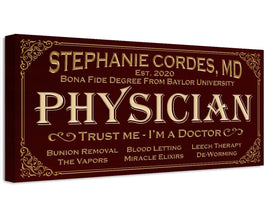 Personalized - Professional Physician - Canvas