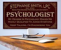 Personalized - Professional Psychologist - Canvas
