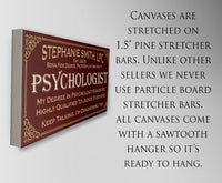 Personalized - Professional Psychologist - Canvas