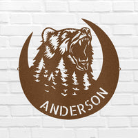 Roaring Bear Personalized Gifts - Custom Metal Sign