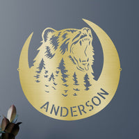 Roaring Bear Personalized Gifts - Custom Metal Sign