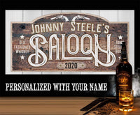 Personalized - Saloon - Canvas