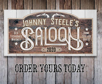Personalized - Saloon - Canvas