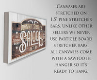 Personalized - Saloon - Canvas