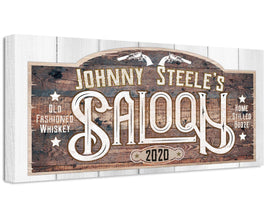 Personalized - Saloon - Canvas