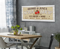 Personalized - Soda Shop - Canvas