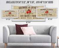 Personalized - Soda Shop - Canvas