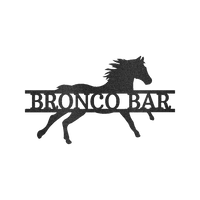 Sprinting Horse Personalized Gifts - Custom Metal Sign