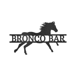 Sprinting Horse Personalized Gifts - Custom Metal Sign