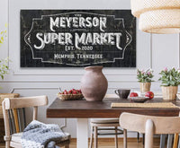 Personalized - Super Market - Canvas