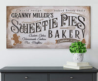 Personalized - Sweetie Pies Bakery - Canvas
