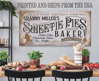 Personalized - Sweetie Pies Bakery - Canvas