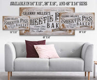 Personalized - Sweetie Pies Bakery - Canvas