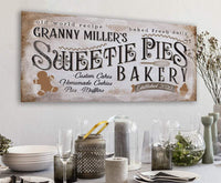 Personalized - Sweetie Pies Bakery - Canvas