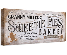Personalized - Sweetie Pies Bakery - Canvas